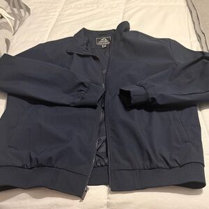 Men's Navy Windbreaker Jacket